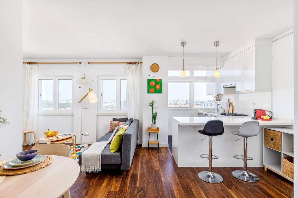 Cozy Bright Space With Landscape And Air Conditioner Lisbon Luaran gambar